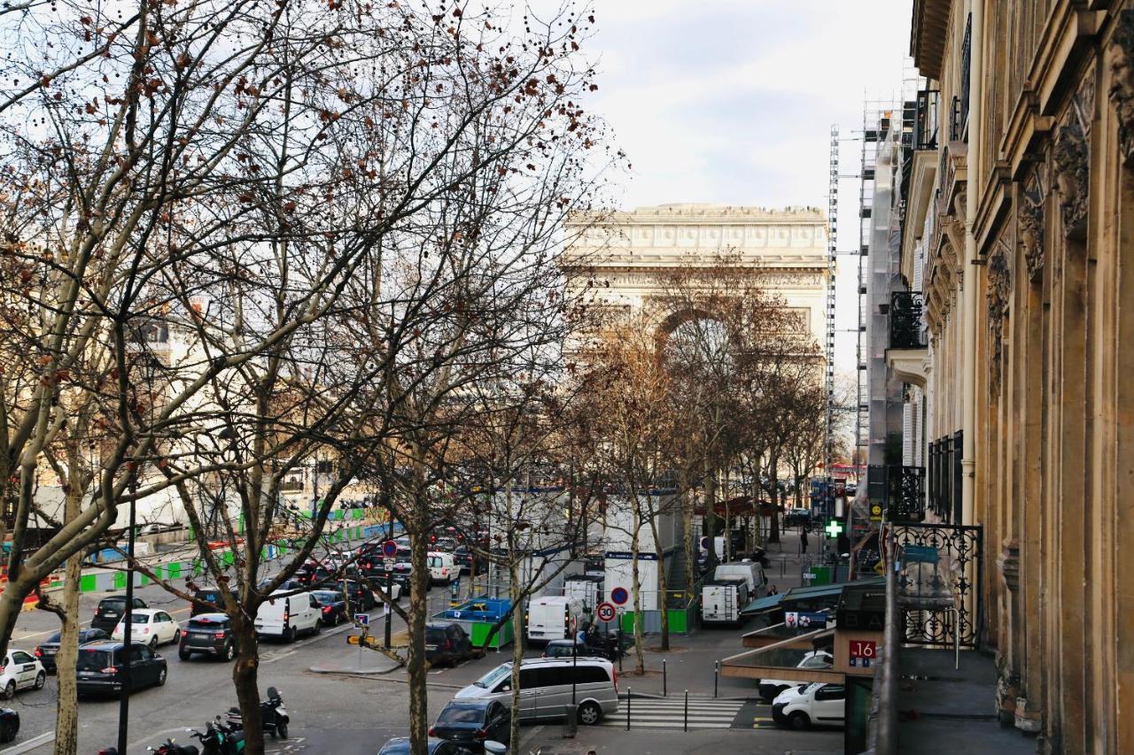 Suite Junior Avec Balcon Et Vue Sur Arc De Triomphe Paris Ngoại thất bức ảnh