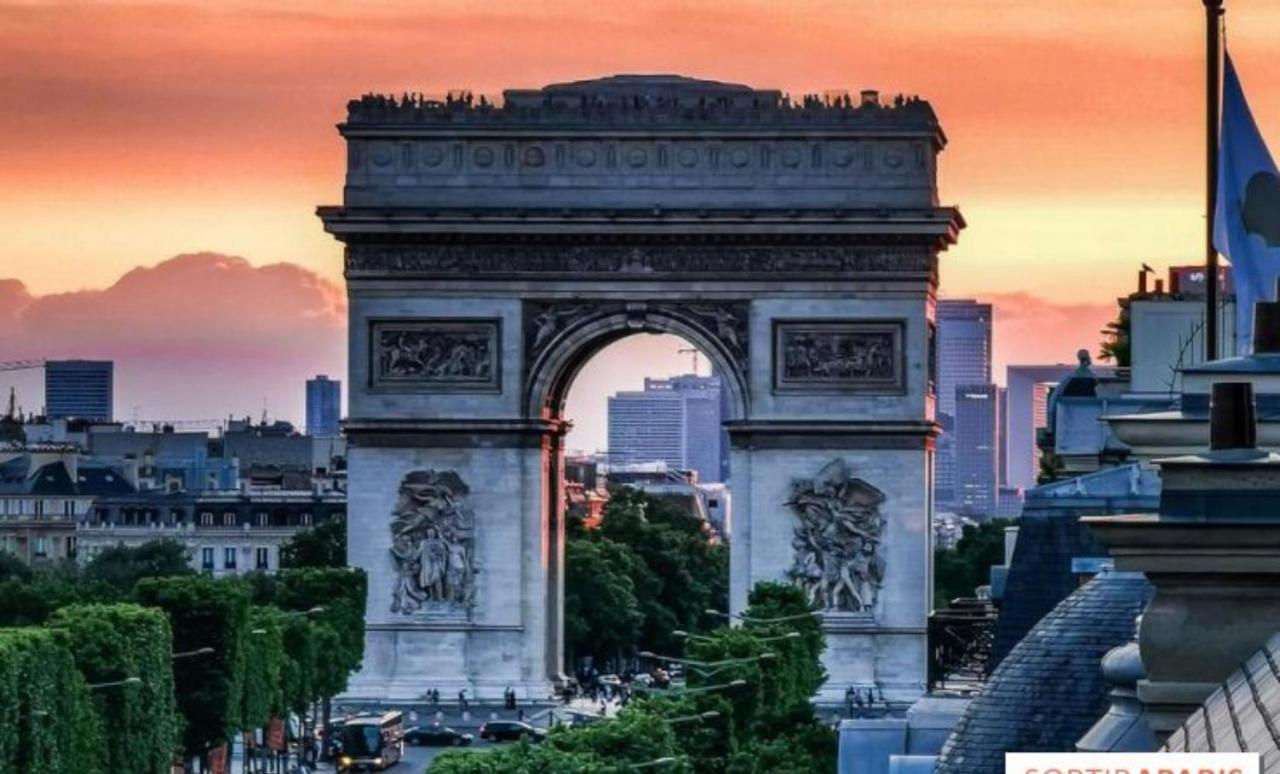 Suite Junior Avec Balcon Et Vue Sur Arc De Triomphe Paris Ngoại thất bức ảnh